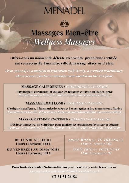 Hébergement de charme avec massage près de la Côte d'Albâtre