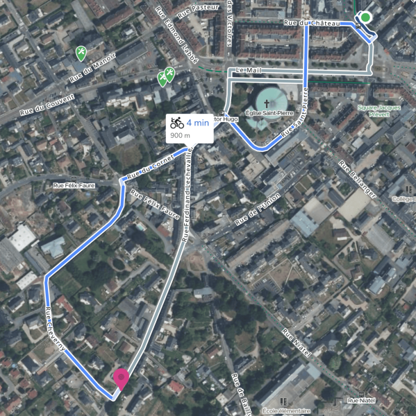 Accueil de nos amis les cyclo-touristes