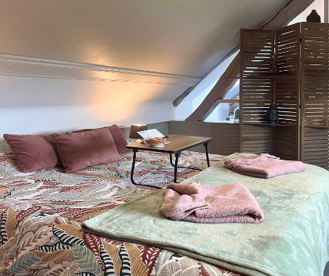 Chambre avec Baignoire à Yvetot